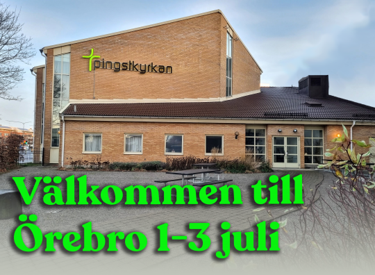 Välkommen till Örebro 1-3 juli