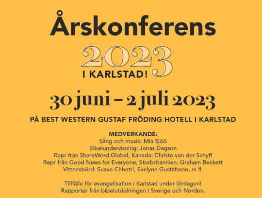 Affisch årskonferensen
